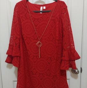 Tacera lace dress size 1x